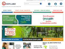 Tablet Screenshot of coop-labo.com
